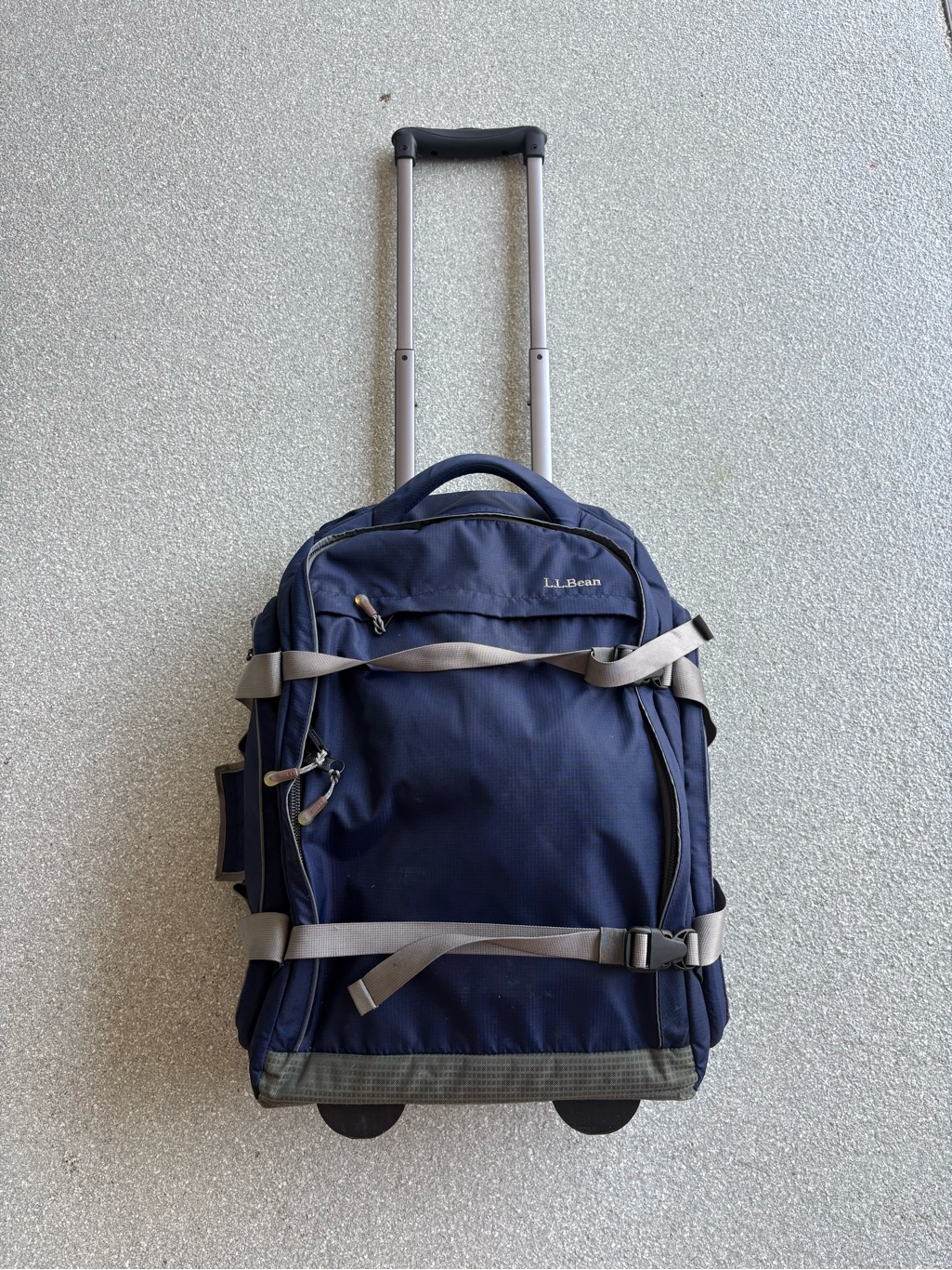 L.L.Bean Rolling Gear Bag 14x24